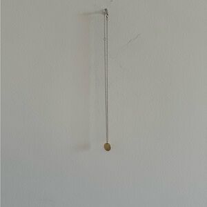 Zodiac Sign Sagittarius Silver and Gold Necklace